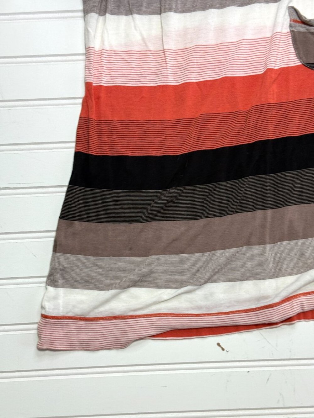 Chelsea & Violet Striped Tank Top Pocket Casual Boho Size L - Picture 4 of 5